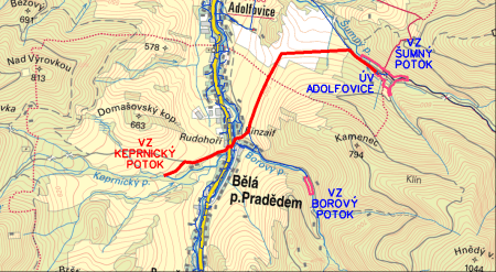 NOVÝ VZ KEPRNICKÝ POTOK A PŘIVÁDĚCÍ ŘAD PRO ÚV ADOLFOVICE