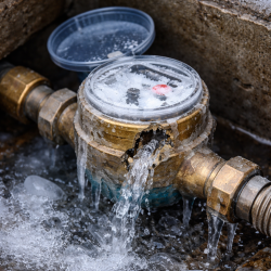 Ochrana vodoměru před mrazem